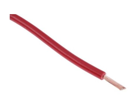 Kabel trzynormowy, dł. 100m 0,75 mm, 14 A, 1 kV DC, 600 V AC, Maks. +105C Czerwony Zgodność z trzema normami, RS PRO