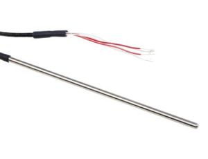 Termopara typ PT 100, -50C do +250C 150mm kabel 2m, Stal nierdzewna