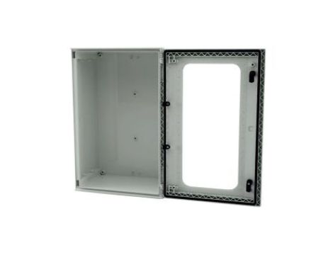 Szafka ścienna rozdzielcza Jasnoszary, materiał: Plastik wzmacniany włóknem szklanym, IP66, RS PRO RAL 7035