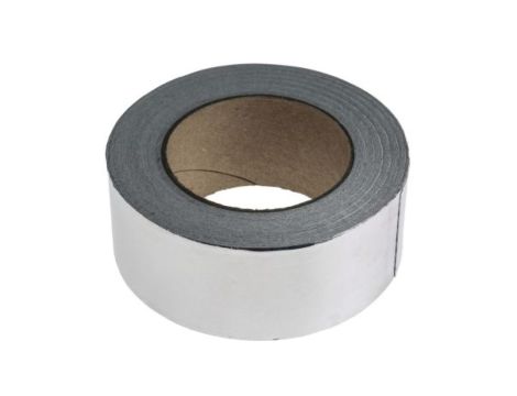 Taśma metalizowana, 0.08mm x 50mm x 45m, 3,8 N/cm, RS PRO