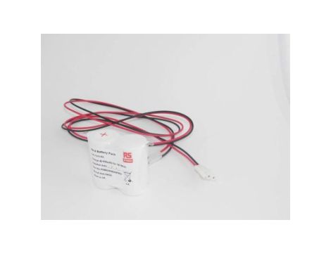 Zestawy akumulatorów D NiCd, 2.4V, 4Ah, 2-ogniwowy, RS PRO