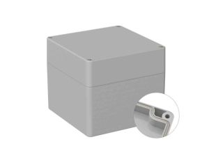 Obudowa ogólnego użytku ekranowana Szary IP66 Silikon, 120 x 122 x105mm, RS PRO 5U2