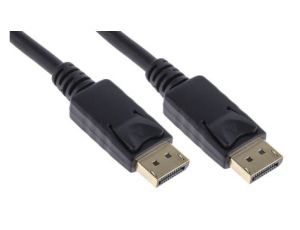 Zespół cyfrowych kabli wideo i monitorowych 10m Męskie DisplayPort to Męskie DisplayPort Czarny