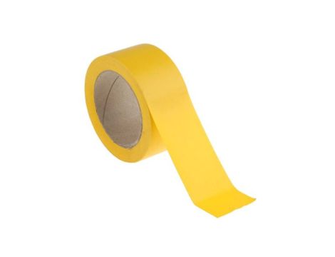 Taśma drogowa kolor: Żółty, 50mm x 33m, RS PRO