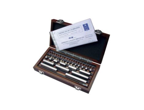 Zestaw mierników i bloków kątowych, Jednostki brytyjskie, elementy: 81