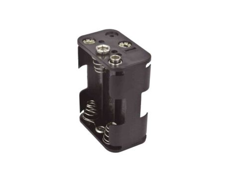 Uchwyt do baterii, x 6, montaż zatrzaskowy