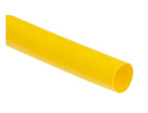 Osłona termokurczliwa z klejem żółta 3:1, średnica 9.5mm, dł. 1.2m, RS PRO