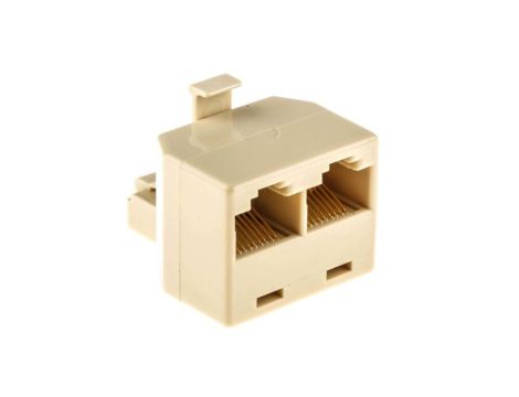 Adapter do złączy RJ, 2 portów RJ45
