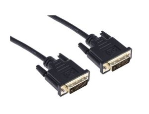 Zespół cyfrowych kabli wideo i monitorowych 2m Męskie DisplayPort to Męskie DVI-D Czarny