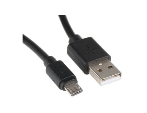 Kabel USB, dł. 0.5m, kolor: Czarny