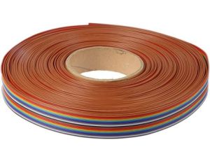 Kabel taśmowy Nieekranowany, AWG: 26, 20-żyłowy, raster: 1.27mm, 25m, -20→ +105 C