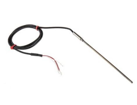 Termopara typ PT 100, -50C do +500C 150mm kabel 1m, Stal nierdzewna