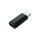 USB Type C M - USB 2.0 Micro B F Black A