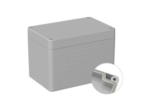 Obudowa ogólnego użytku ekranowana Szary IP66 Silikon, 80 x120 x85mm, RS PRO 5U2