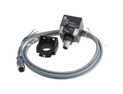 Czujnik indukcyjny PNP 35 mm w obudowie prostokątnej 200 mA 10 → 30 V DC IP68 250Hz