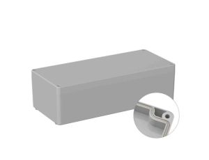 Obudowa ogólnego użytku ekranowana Szary IP65 Silikon, 150 x 340 x 100mm, RS PRO 5U3