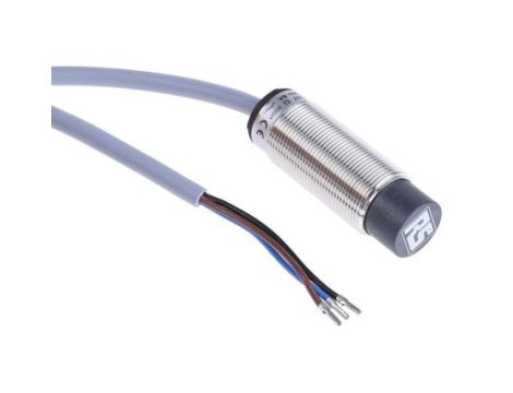 Czujnik indukcyjny PNP 12 mm cylindryczny M18 x 1 200 mA 10 → 30 V dc IP68 2kHz