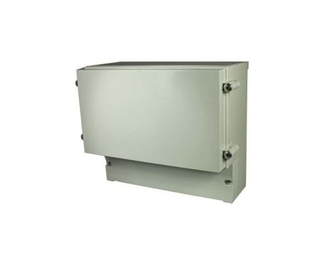 Szafka ścienna rozdzielcza Jasnoszary, materiał: ABS, poliwęglan, z drzwiami przezroczystymi, IP65, RS PRO RAL 7035