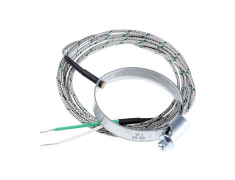 Termopara typ K do +1100C 2m kabel 2m, Stal nierdzewna 316 Zgodność z RoHS