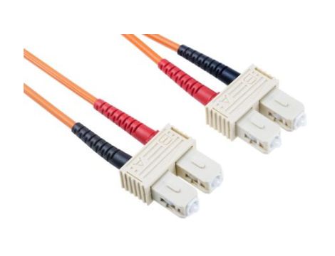 Kabel światłowodowy, średnica: 50/125m, OM2 Wielomodowy, Pomarańczowy, SC/SC