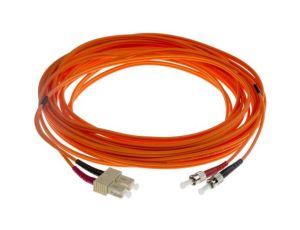 Kabel światłowodowy, średnica: 62.5/125m, OM1 Wielomodowy, Pomarańczowy, ST/SC