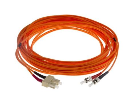 Kabel światłowodowy, średnica: 62.5/125m, OM1 Wielomodowy, Pomarańczowy, ST/SC