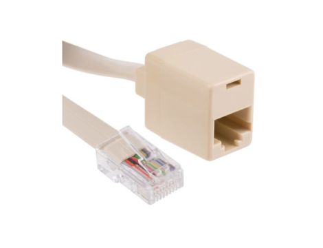 Rozszerzenie RJ, Cat3, 1 portów RJ45 żeńskie, RJ45 męskie, 2 m