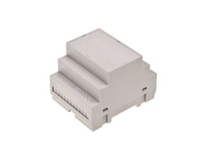 Obudowa DIN, 70.0 x 90.0 x 65.0mm, materiał: ABS, kolor: Jasnoszary, RS PRO