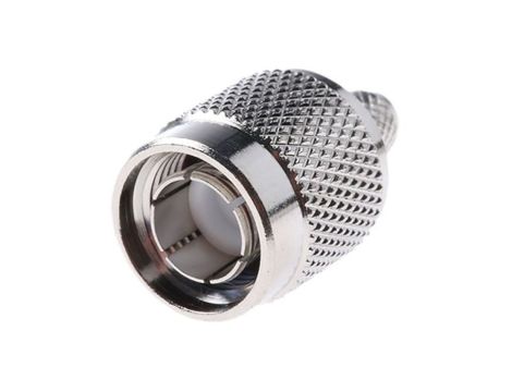 Złącze koncentryczne, 75, 0 → 1GHz, Męski, zaciskane, Montaż na kablu