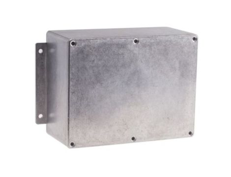 Obudowa ekranowana Srebrny z kołnierzem IP65 Neopren, 184.8 x 127.4 x 76.3mm, RS PRO