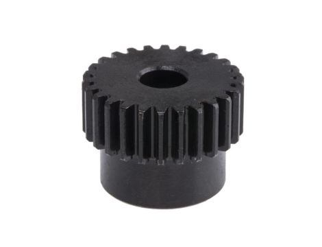 Koło zębate walcowe, moduł: 1, l.zębów: 26, śr. piasty: 22mm, śr. otworu: 8mm, Stal