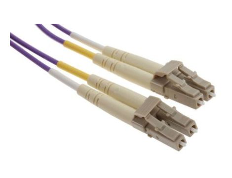 Kabel światłowodowy, średnica: 50/125m, OM3 Wielomodowy, Fioletowy, LC / LC