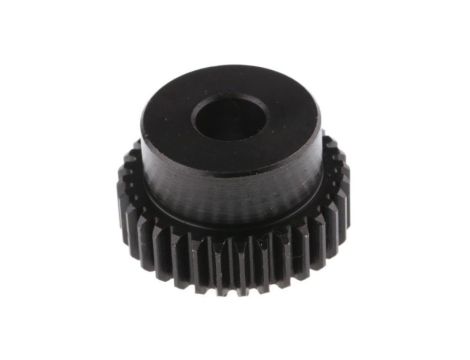 Koło zębate walcowe, moduł: 1, l.zębów: 32, śr. piasty: 26mm, śr. otworu: 10mm, Stal