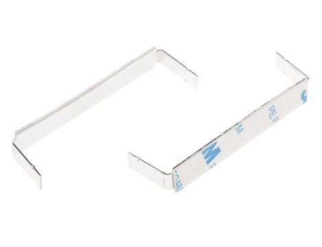 Spinka do kabli Zacisk rozwierany, materiał: Aluminium, Samoprzylepny, 63.7 x 9.8 x 17.5mm, RS PRO