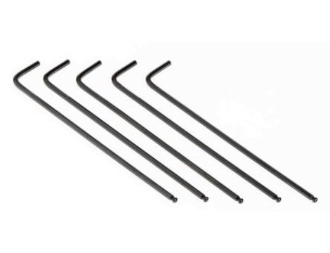 Klucz imbusowy Jednostki metryczne 2.5mm Końcówka kulkowa, typu L, materiał: Stal chromowo-wanadowa, RS PRO