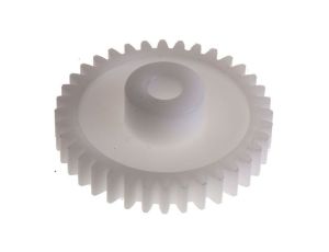 Koło zębate walcowe, moduł: 1, l.zębów: 36, śr. piasty: 14mm, śr. otworu: 6mm, POM