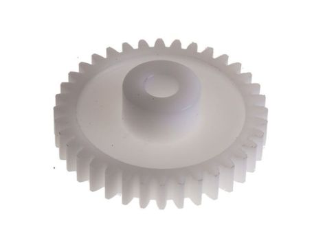 Koło zębate walcowe, moduł: 1, l.zębów: 36, śr. piasty: 14mm, śr. otworu: 6mm, POM