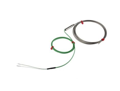 Termopara typ K do +1100C 2m kabel 1m, Stal nierdzewna IEC