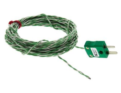 Termopara typ K do +250C 150mm kabel 5m IEC