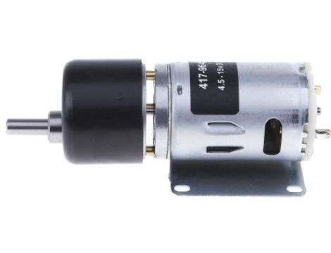 Motoreduktor DC, 2,8 A, 19,8 W, 4.8 obr./min, 59 Ncm, RS PRO