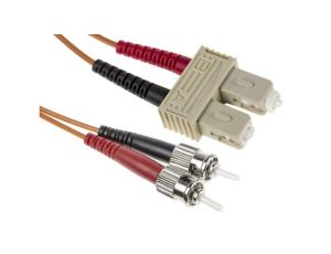 Kabel światłowodowy, średnica: 62.5/125m, OM1 Wielomodowy, Pomarańczowy, ST/SC