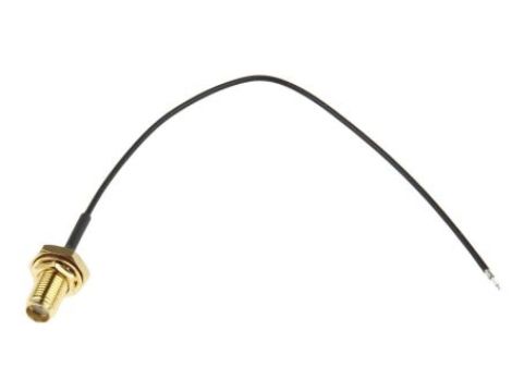 Kabel koncentryczny, Czarny Gniazdo SMA Bez zakończenia 150mm, RS PRO Z zakończeniem