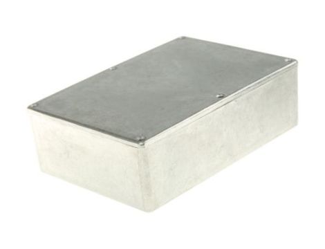 Obudowa ekranowana Srebrny IP66 Neopren, 171.9 x 120.9 x 55mm, RS PRO