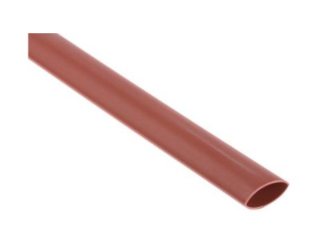 Osłona termokurczliwa brązowa 2:1, średnica 9.5mm, dł. 1.2m, RS PRO
