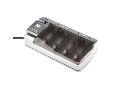 Ładowarka akumulatorów, 9V, AA, AAA, C, D, typ baterii: NiCd, NiMH, l. akumulatorów: 6, czas ładowania: 13 → 27