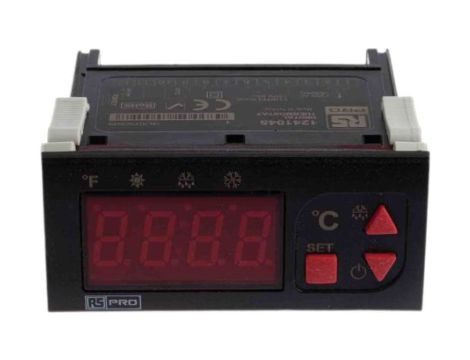 Regulator temperatury wł./wył. 1-wyjściowy-wyjściowy, Uz 230 V AC, 77 x 35mm