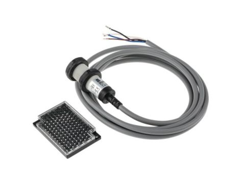 Czujniki fotoelektryczne Odbicie retro PNP NO/NC cylindryczny zakres 3 m IP67