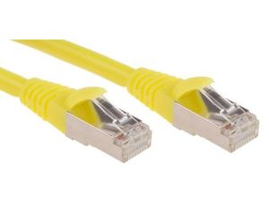 Kabel kategorii 6, Żółty, Wtyk RJ45/męski RJ45dł.: 3m, mat. koszulki: LSZH
