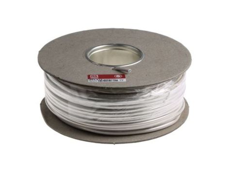 Sieciowy kabel zasilający 2 Core Polichlorek winylu PVC Sheath Biały 3.35 x 5.3mm od , 300 V