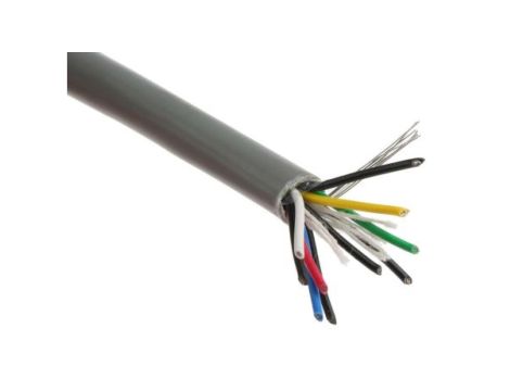 Wieloparowy kabel przemysłowy, 5 -parowy , 24 AWG AWG , izolacja PVC Ekranowany Przewód wielożyłowy